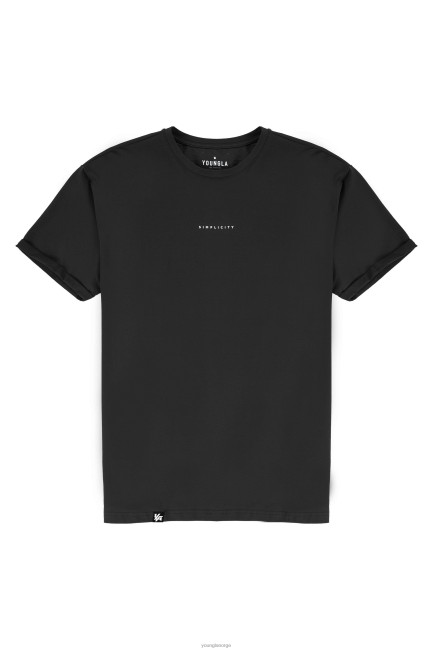 YoungLA menn 456 enkelhet t-skjorter klær H4N2T404 svart