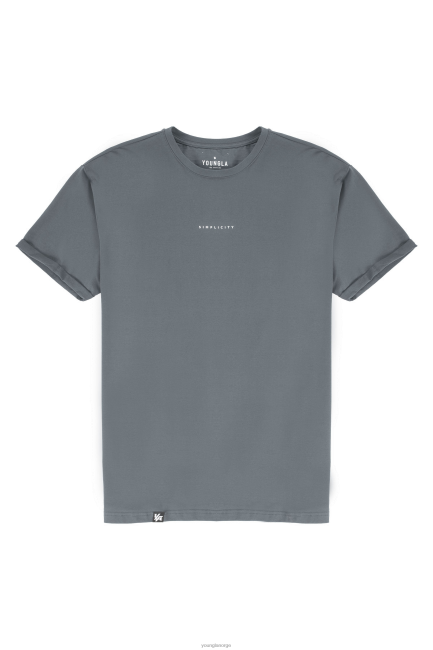 YoungLA menn 456 enkelhet t-skjorter klær H4N2T405 nardo grå