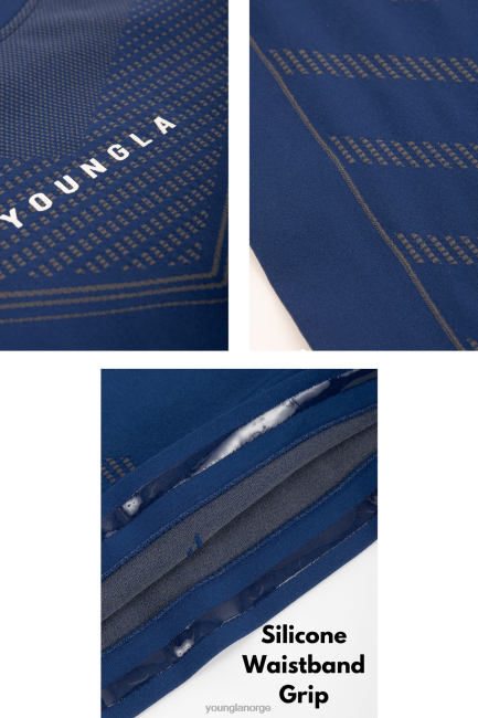 YoungLA menn 465 superhelt kompresjons-t-skjorter klær H4N2T125 mørklilla