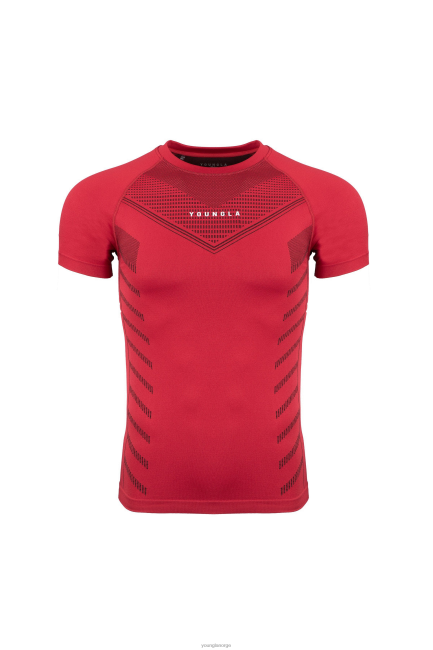 YoungLA menn 465 superhelt kompresjons-t-skjorter klær H4N2T126 rød