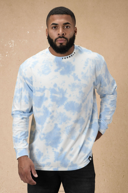 YoungLA menn 810 varemerke lange ermer klær H4N2T429 vennlig himmel