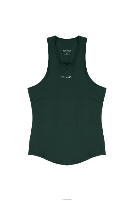 YoungLA menn 309 signaturtanker klær H4N2T24 Skoggrønn