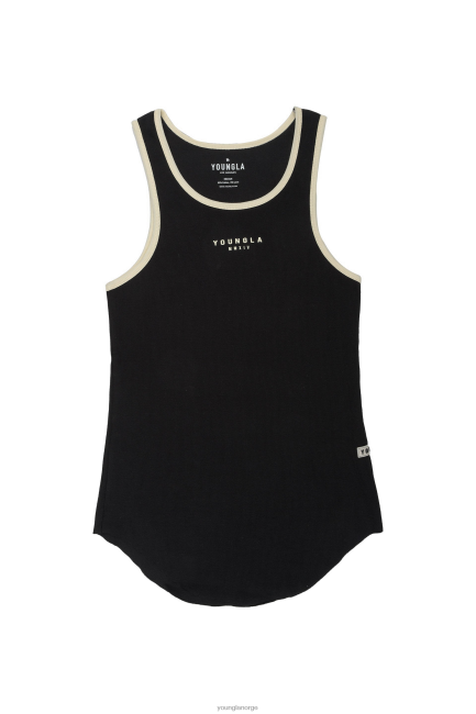 YoungLA menn 313 rakettribbetanker klær H4N2T47 svart
