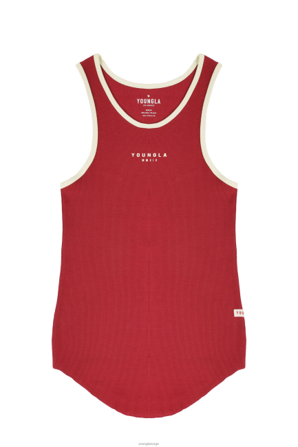 YoungLA menn 313 rakettribbetanker klær H4N2T53 rød