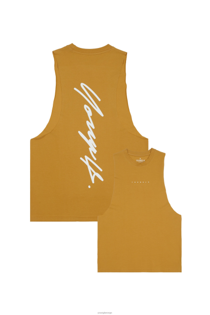 YoungLA menn 323 autograf delt tanker klær H4N2T9 sennepsgul