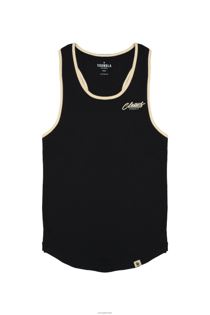YoungLA menn 324 classics stringer tank klær H4N2T109 off-white