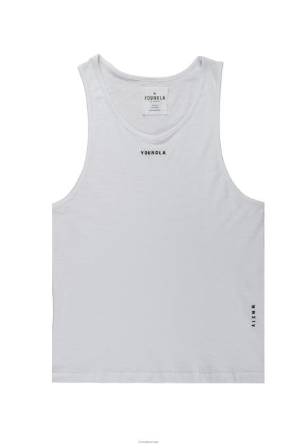 YoungLA menn 325 marine slubtanker klær H4N2T97 hvit