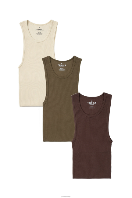 YoungLA menn 340 kone elskere - 3 stk klær H4N2T2 jordnær pakke