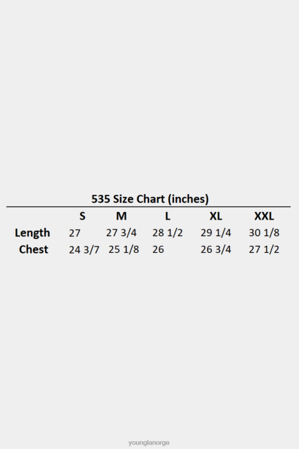 YoungLA menn 535 monarch pullover hettegensere klær H4N2T842 grå vask