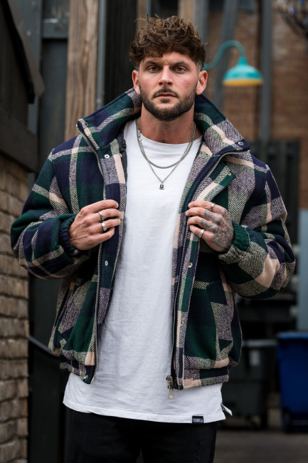 YoungLA menn 563 kingpin jakker klær H4N2T825 grønn