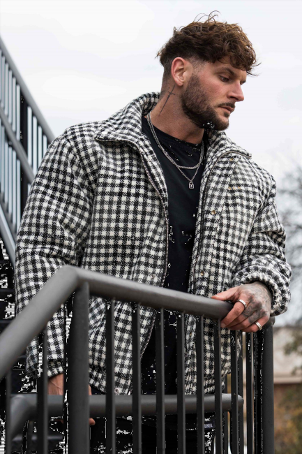 YoungLA menn 563 kingpin jakker klær H4N2T826 off-white